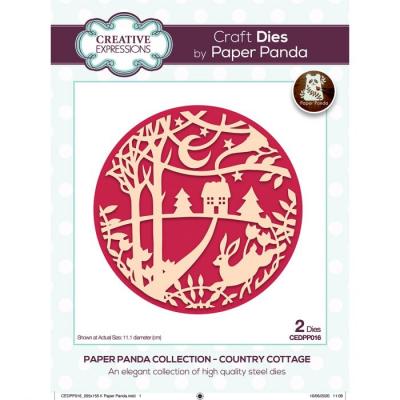 Creative Expressions Paper Panda Circle Craft Dies - Country Cottage